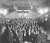 Silesian authorities and "Sokół" members, Silesian Parliament, 1934