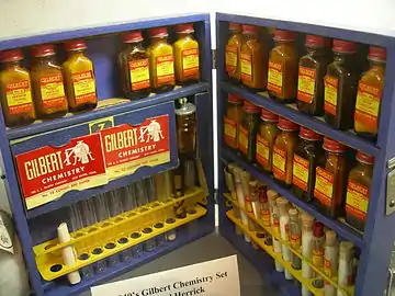 Gilbert chemistry set, ca.1940