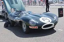 The winning Jaguar D-Type of Hawthorn and Bueb