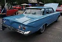 1961 Chevrolet Biscayne 2-Door Sedan, rear view