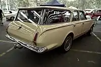 Chrysler AP5 Valiant Safari wagon - later build version using US 1964 Plymouth Valiant vertical style tail lights with amber turn signals