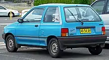 Pre-facelift Mazda 121 Shades (Australia)