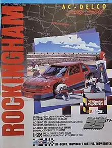 The 1989 AC Delco 500 program cover.