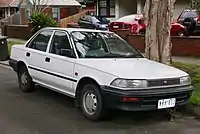 Facelift Corolla SE sedan (Australia)