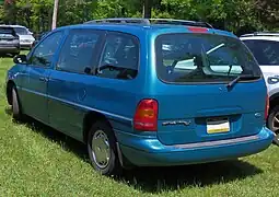 1996 Windstar GL, rear