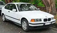 Post-facelift 316i front