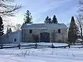 Fieldstone barn in Ontario, Canada.