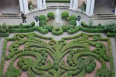 Garden of the Tessin Palace, Stockholm, Sweden, by Nicodemus Tessin the Younger, 1692–1700