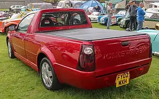 Volkswagen Bora sedan converted into a ute using a custom kit