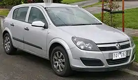 Holden Astra AH 5 door (Australia)