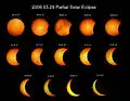 Degania A, Israel: Partial Solar Eclipse