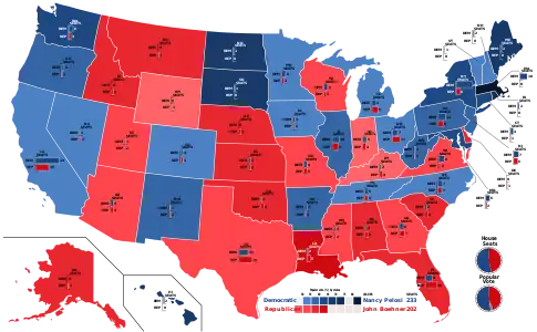 Popular vote by states