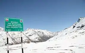 Summit of Rohtang Pass 13,000 ft above Sea Level, October 2007