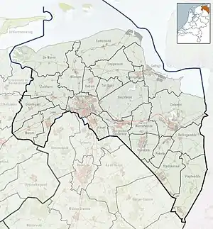 Warfhuizen is located in Groningen (province)