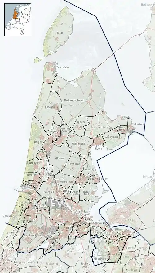 Noord-Scharwoude is located in North Holland