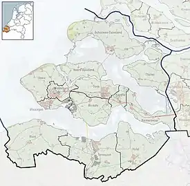 Oostdijk is located in Zeeland