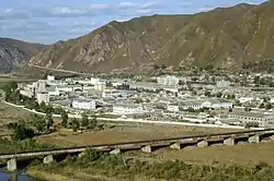 View on the Namyang Workers' District from the Chinese side of the river