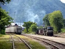 A Norfolk Southern train in Alloy