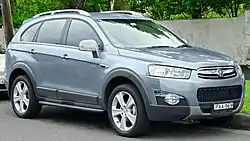 Holden Captiva (2006–2009; 2016–2018)Holden Captiva 7 (2009–2016) Main article: Chevrolet Captiva