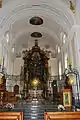 Abbey church interior