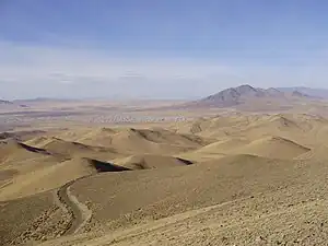 View north-northwest from the summit