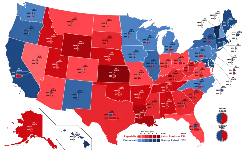 Popular vote by states