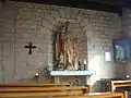 Altar of the chapel on the Wetterkreuzberg