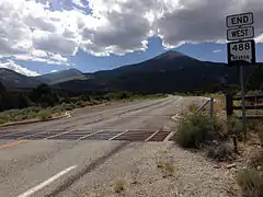 Lehman Caves Road entering Great Basin National Park