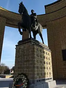 Equestrian Statue of King Albert I in Nieuwpoort