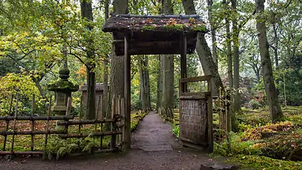 Entrance gate to the garden