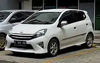 2015 Agya 1.0 TRD S (B100RA, Indonesia)