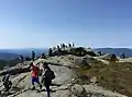 The summit may be rather crowded on summer holiday weekends