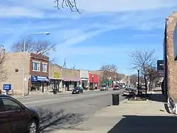 Baltimore Avenue is the main commercial street of Hegewisch.