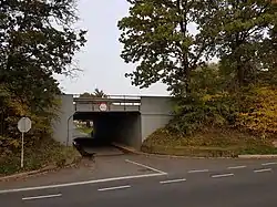 A76 underpass in Laar