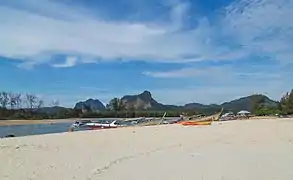 Boats at Noppharat Thara Pier