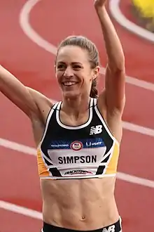 Olympic bronze medal Jenny Simpson (BFA 1992)