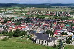 View of the town from the Chęciny Castle