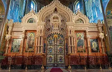 Iconostasis of the church