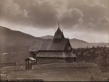 Eidsborg Stave Church, 1880–1890