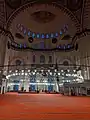 Prayer hall and chandelier