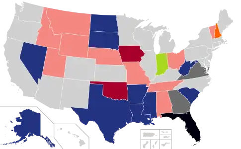 Endorsements by incumbent Republican governors.  Endorsed Donald Trump (9)  Endorsed Ron DeSantis (2)  Endorsed Nikki Haley (1)  Endorsed Mike Pence (1) (withdrawn)  No endorsement (10)  Declined to endorse a candidate (3)  Currently running (1)