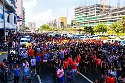 Karakol celebration on Roxas Boulevard in Baclaran, May 2019