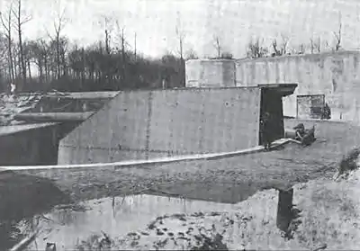 'Long Max' in Koekelare biggest gun of the world in 1917.