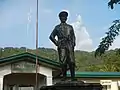 Juan Cailles statue at Gen. J. Cailles Memorial District Hospital in Pakil, Laguna