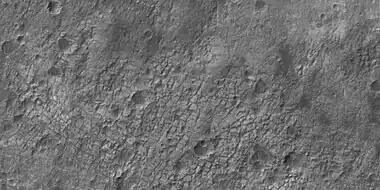 Patterned ground, as seen by HiRISE under HiWish program This is a close up from previous image.