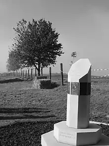 The memorial honouring the casualties of the 46th Division at the Hohenzollern Redoubt