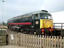 Preserved 47715 Poseidon at the National Railway Museum in 2005