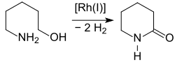 valerolactam formation from 5-amino-1-pentanol