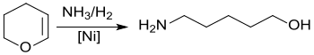 synthesis of 5-amino-1-pentanol from dihydropyran