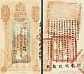 A 500 wén (伍百文) banknote issued by the Yuquan Official Money Bureau (豫泉官錢局) in the year Guangxu 27 (1901) denominated in "Daqian".